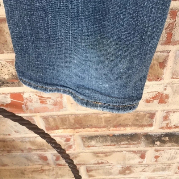 American Eagle Distressed Slim Boot Low Rise Stretch Jeans - Picture 13 of 14